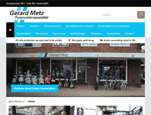 Tablet Screenshot of gerardmetz.nl
